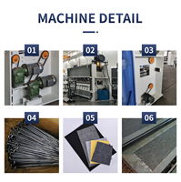 Machine de poinçonnage à aiguilles pour géotextiles industriels, ligne de production complète de tissus non tissés pour la construction routière