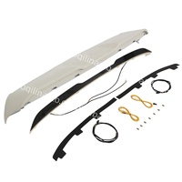 Aileron de toit arrière de voiture LED ABS 4x4 tout-terrain, remplacement pour Toyota Highlander 2015-2018