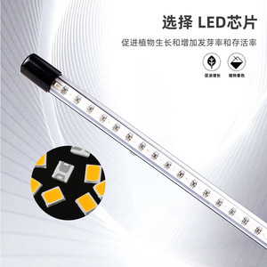 ไฟปลูกต้นไม้แบบ LED สเปกตรัมเต็ม 460nm 660nm พร้อมขาตั้งแบบหนีบสำหรับปลูกในร่ม - Product Image 4