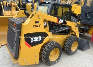 कम कीमत का उपयोग कैटरपिलर 246 छोटे व्हील लोडर 2 टन मशीनरी निर्माण उपकरण बिल्ली 246b 246d लोडर कम घंटे - Product Image 2