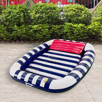 Chaise Longue Gonflable en PVC pour Piscine, Radeau Flottant, Lit Flottant pour l'Eau, Chaise Flottante pour Piscine - Utilisation Extérieure