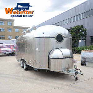 Webetter Carritos Foodtruck, Carrito de Hot Dogs y Café, Restaurante Móvil, Remolque de Catering, Food Truck Totalmente Equipado con Cocina Completa - Product Image 5