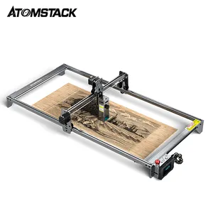 ATOMSTACK-Mini enrutador CNC A10 S10 X7 Pro, 50w, 41x85cm, impresora de corte láser de aluminio, grabador de madera acrílica