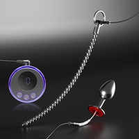 Ensemble de sondes urétrales électriques extra longues, plug anal, perles flexibles en acier inoxydable, jouets sexuels E-Stim pour pénis, fesses, CBT pour hommes