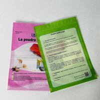 Sacs d'emballage alimentaire en plastique à fermeture éclair, résistants à l'humidité, imprimés sur mesure, pour protéines, sucre, compléments alimentaires
