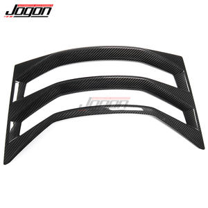 Pour Chevrolet <span class=keywords><strong>Corvette</strong></span> C8 Stingray sport tissu en Fiber de carbone hayon arrière évent couverture garniture voiture accessoires - Product Image 3