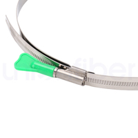 Mini-attache pour poteau de télécommunications pour l'installation aérienne de câbles à fibres optiques en acier inoxydable