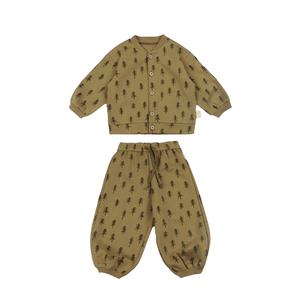 Los más populares impresos personalizados para niños 2 piezas Loungewear niños otoño 3-5 años conjuntos de ropa para niñas pequeñas - Product Image 6