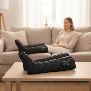 Masajeador de Piernas y Pies por Compresión de Aire Maijing para Aliviar el Dolor, la Hinchazón y el <span class=keywords><strong>Edema</strong></span> con 2 Extensiones de Diferentes Tamaños - Excelente Regalo para la Familia - Product Image 2