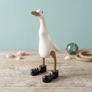 Cesta Decorativa Miniatura de Bambú con Patos Hechos a Mano - Product Image 2