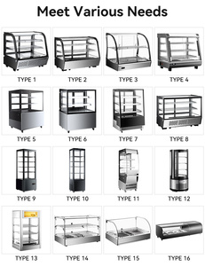 Vitrine réfrigérée pour gâteaux, autoportante, livraison rapide aux États-Unis et en Europe pour les cafés et les boulangeries - Product Image 6