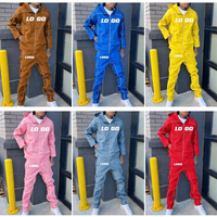 OEM Hommes Survêtements deux pièces Logo personnalisé Pantalons de jogging réfléchissants en nylon Survêtements amples Survêtements coupe-vent pour hommes Ensemble de survêtement pour hommes