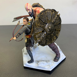 NUOVO Action Figure Personalizzato in PVC di Alta Qualità con Scatola, Giocattolo in Resina con Doppia Posizione, Statuetta di Kratos, Personaggio del Gioco, Figura da Collezione - Product Image 3