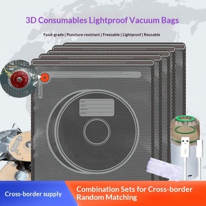 Sacchetto Riutilizzabile Nero Trasparente per Conservazione Sottovuoto con Valvola per Filamenti di Stampanti 3D, Resistente all'Umidità e all'Oscuramento della Luce - Product Image 5