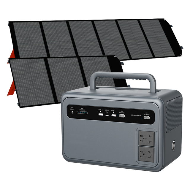 Solar Energy Generator Portable Power Station With Portable Foldable Solar Panels Solar Generator