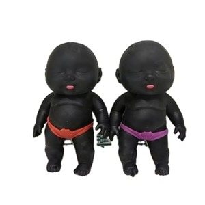 Muñeca de TPR Suave del Tamaño de la Palma de la Mano, Rellena de Arena, de Rebote Lento, Agradable al Tacto y Elástica, Juguete Antiestrés para Juegos de Imitación - Product Image 5