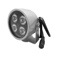 LED IR pour caméra IP de vision nocturne avec 4 grandes barres de LED IR, illuminateur infrarouge, lumière IR extérieure pour vision nocturne pour caméra CCTV