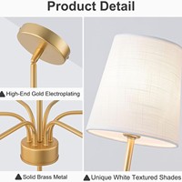 Lustre suspendu moderne minimaliste en fer à hauteur réglable avec abat-jour en tissu LED blanc chaud pour salons