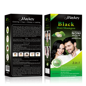 MAYKAY-shampoing 3 en 1 pour cheveux, 15 ans, OEM, ODM, étiquette privée, soins capillaires, échantillon gratuit, cheveux noirs, Permanent, pour couvrir les cheveux gris - Product Image 4