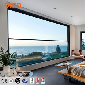 Audit d'usine de 24 heures Fenêtre à cadre en alliage d'aluminium sur pied <span class=keywords><strong>Super</strong></span> grand paysage Ascenseur vertical électrique Fenêtres à faible émissivité - Product Image 1