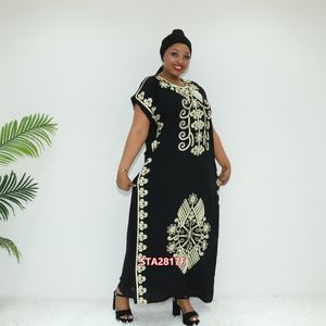 Abito muslimah formale nero tessuto abaya STA2817F Nigeria abaya boubou - Product Image 5