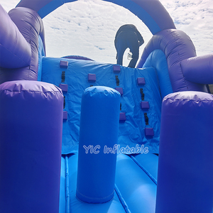 Divertido Obstáculo Inflable Gigante en Forma <span class=keywords><strong>de</strong></span> Peine para Fiestas, Carrera Radical, Tobogán, Obstáculo Inflable - Product Image 6
