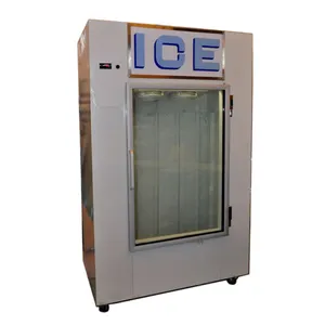 실내 유리문 직립 쇼케이스 모바일 얼음 냉동고