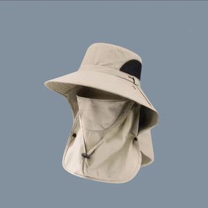 Sombrero de Sol de Verano de Secado Rápido con Solapa para el Cuello, Protección UV, Impermeable, Transpirable, Gorra de Safari de Ala Ancha, Sombrero de Pescador - Product Image 1