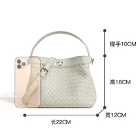 Sac cabas mini cuir tressé artisanal poignée bandoulière luxe peau mouton sac épaule fournisseur