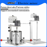 Agitateur motorisé SPRALL 20L en acier inoxydable de qualité alimentaire avec boîte de vitesses pour utilisation industrielle en boulangerie