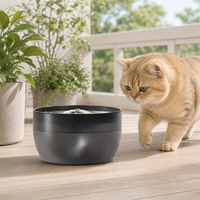 Fontaine à eau automatique pour animaux de compagnie de 3 L, pompe silencieuse, fontaine à eau circulante pour chats et petits chiens, distributeur d'eau fraîche de grande capacité