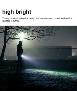 Tự phòng thủ <span class=keywords><strong>Torch</strong></span> ánh sáng không thấm nước Led đèn pin nhôm có thể sạc lại 18650 pin chiến thuật đèn pin - Product Image 3