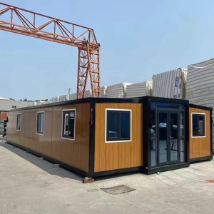 Maison conteneur extensible populaire <span class=keywords><strong>20</strong></span>/40 pieds, <span class=keywords><strong>villa</strong></span> de camping de luxe préfabriquée personnalisable avec chambre et salle de bain, design moderne - Product Image 2