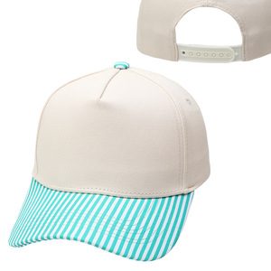 Cappellino da Baseball Bicolore con Corona Tinta Unita e Visiera Stampata Floreale, Regolabile, in Cotone e Rete, Stile Casual Unisex - Product Image 4