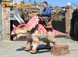 MY DINO DR014 Equipo de <span class=keywords><strong>Parque</strong></span> de Atracciones Dinosaur Ride Triceratops Modelo - Product Image 5