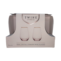 Boîte rigide de haute qualité en ivoire moucheté pour l'emballage de verres à vin, avec insert en mousse PE, logo gaufré à chaud en feuille d'or, recyclable