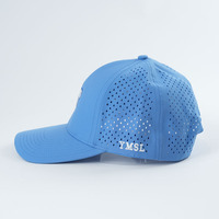 Casquette de camionneur unisexe en maille brodée à six panneaux avec logo personnalisé et cadre Casquette de baseball en nylon style sportif découpé au laser