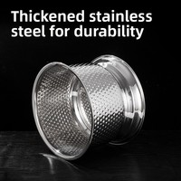 Ember Es Batu Stainless Steel Kreatif Gaya Nordik Eropa Mewah Ringan Vintage Tebal Dua Lapis Ukuran Besar Warna Merah
