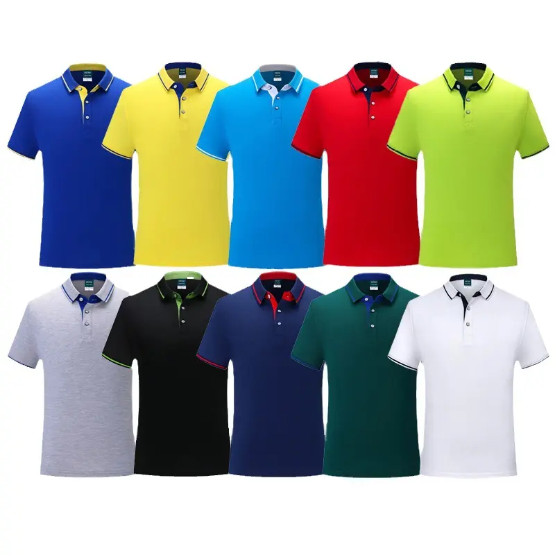 All'ingrosso Design personalizzato il proprio Logo ricamato Polo da uomo rapido asciutto Golf Polo magliette