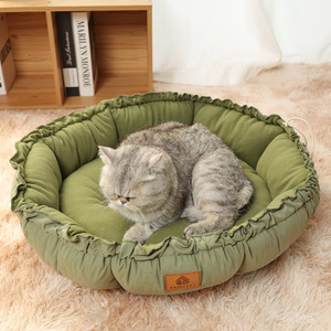 Cuccia per animali domestici per tutte le stagioni con design a coulisse, cuscino pieghevole a doppia faccia per animali domestici di taglia piccola e media - Product Image 1
