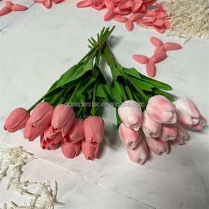 L-450 <strong>Reasonable</strong> Price PU Tulip <strong>Flowers</strong> Real Touch Latex Wedding <strong>Flower</strong> Mini Tulip <strong>Flowers</strong> Artificial for Decoration - Product Image 4