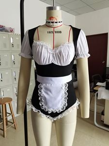 <span class=keywords><strong>Costume</strong></span> de cosplay de femme de chambre sexy à la mode, robe courte rose de demoiselle d'honneur - Product Image 6