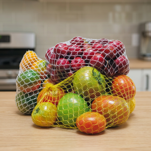 SAGA Bolsa de malla de PE de 7 kg, tejido tubular, red suave, logotipo personalizado, embalaje agrícola para frutas y verduras, 2000 rollos, 1000 metros, corrugado - Product Image 4