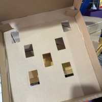 Boîte en carton pour distributeur automatique de pizzas, capacité 1 pièce, non-réfrigérée, pour centres commerciaux et parcs d'attractions