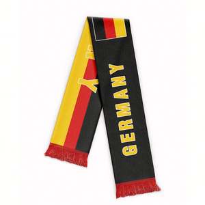 Bufanda de Fútbol con Logotipo Personalizado - Bufanda de Fútbol de Punto Jacquard Acrílico para el Día Nacional, Promoción, Club de Fans - Product Image 4