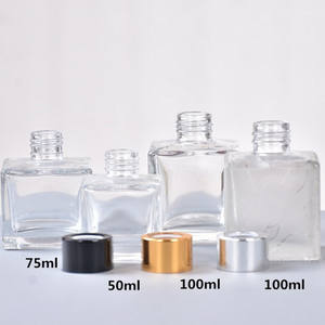 Tonemy 50ml 75ml 100mL 120ml Vidrio transparente para botellas de difusor de caña con corcho para aceites esenciales 100% <span class=keywords><strong>sabores</strong></span> industriales naturales - Product Image 2