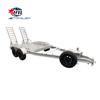 Remolque Utilitario de Aluminio para Excavadora Pequeña y Remolque para Automóvil