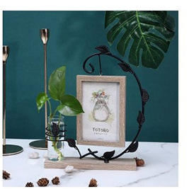 Moderno oro nero 6 pollici 7 pollici cornice quadrata in metallo su misura in lega di vetro da tavolo cornice per la casa in alluminio - Product Image 4