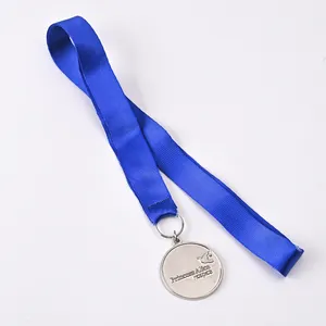 Großhandel Sport wettbewerb Party Geschenk Gold Silber Kupfer Metall Medaille Mit Band