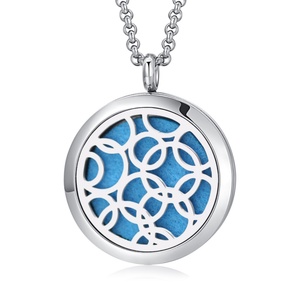 New Arrival Stainless Steel Trendy <b>Cross</b> Pendant Aroma Essential Oil Diffuser Necklace for Anniversary - Product Image 4